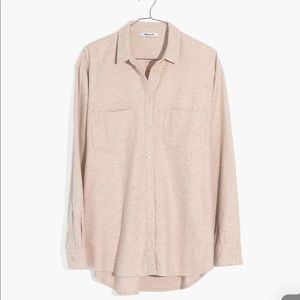 Madewell Flannel Sunday Shirt in Speckle